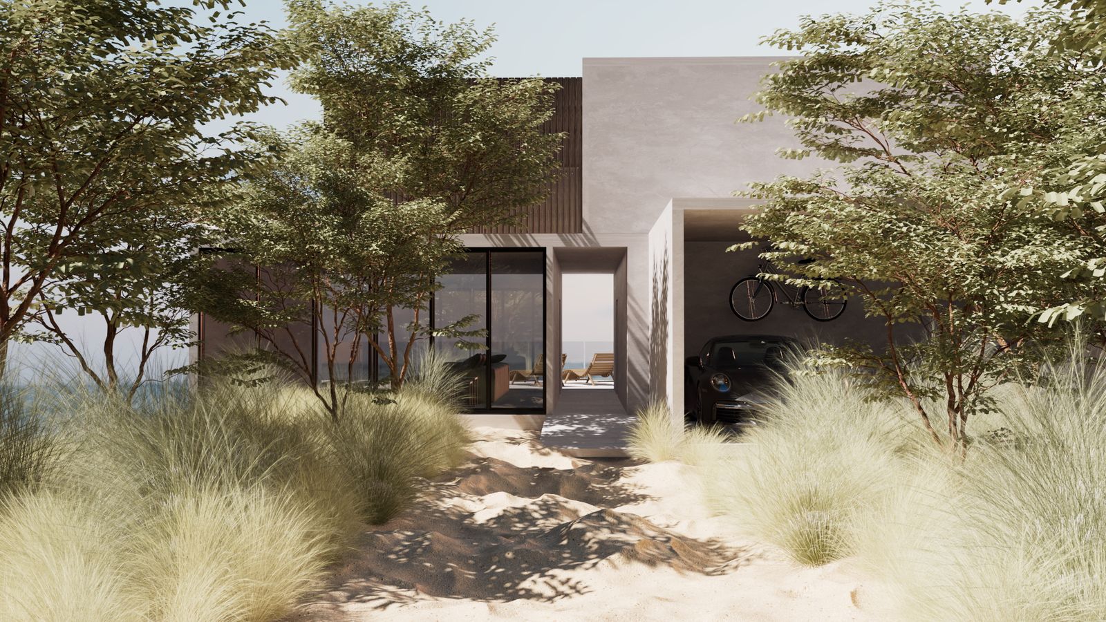 Final photoreal render of Sandy Villa